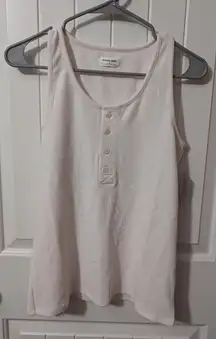 NWTS Tommy Jon Set of 2 Wireless Bra/Waffle Sleep Top White/Grey Small