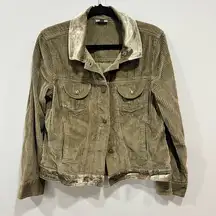 J JILL Chunky Corduroy Jacket sz S