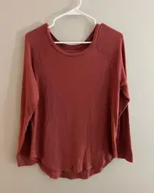 Outfitters soft & sexy plush red long sleeve sweater