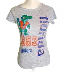 SOFFE - Vintage UF Florida Gators Gray Soffe Burnout Tee Size Medium (Juniors)