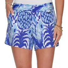 Lilly Pulitzer Callan Shorts‎ Serene Blue Tropi Call Me