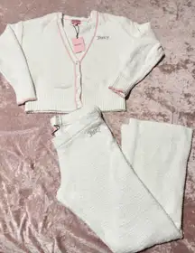 Soft Fuzzy Knit Matching Set