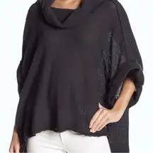 We The Free So Comfy Oversized Knit Poncho Sweater Size M