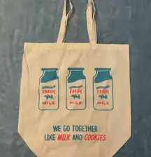 Cute lightweight canvas tote bag