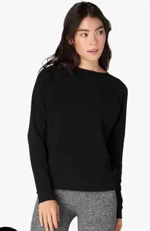 Beyond Yoga Cozy Fleece Favorite Raglan Crew Sweatshirt - M