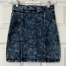 Milky Way Stretch Denim Miniskirt - Size S