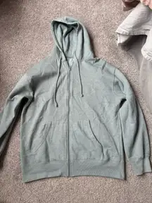 Oversized Blue Zip-Up