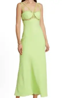 Jonathan Simkhai Sevilla Crochet Ring Midi Dress