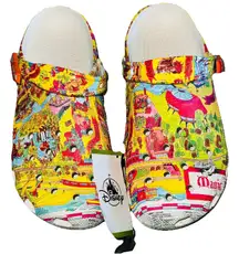 NEW Walt Disney World Map CROCS Vault 50th Anniversary Mens 8 Womens 10 NWT RARE