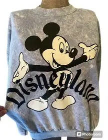 Disney Vintage  Designs Disneyland Mickey Mouse Tie Dye Sweater One Size Fits All