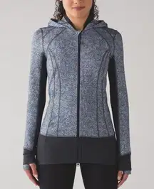 Lululemon Daily Practice Zip Up Hoodie Jacket Rio Mist Size 4