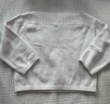 Square Neck Cropped Sweater