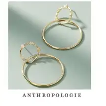 ✨HP✨Anthropologie Cerise Hoop Earrings ✨