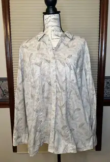 Sonoma 1X Feather Button Up Shirt