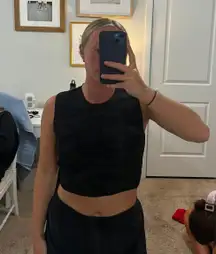 Black Crop Top