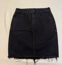 Express Black Skirt Denim