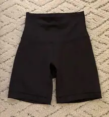 Lululemon Biker Shorts 6" Black Wunder Train