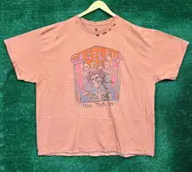Grateful Dead Fall TOur 89 Rock Band Distressed T-Shirt Size XXL