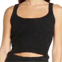 SKIMS Black Fuzzy Cozy Lounge Tank Top Onyx. Size 2X/3X New Without Tags.