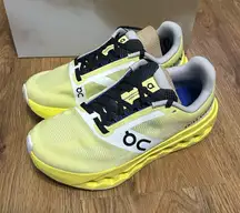 ON CLOUDSURFER limelight running athletic training lace up shoes sneakers sz 8
