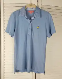 Magnolia Lane Masters‎ Womens Light Blue Golf Polo Shirt Small