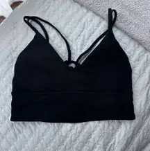 Black Sports Bra