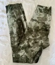 Lululemon align leggings green tie dye