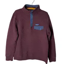 Patagonia Women’s Medium Women's Organic Cotton Quilt Snap-T Pullover 25281