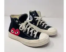 Comme Des Garcons PLAY x Converse Unisex Chuck Taylor Sneaker Men 5.5 Women 7.5