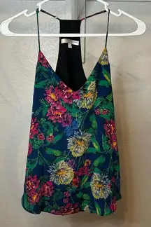 Lavender Brown Floral Camisole