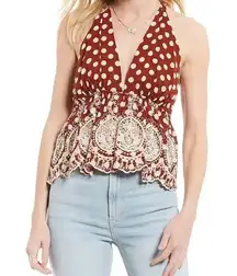 Womens Tops Free People Lunch Date Halter Top Size XS