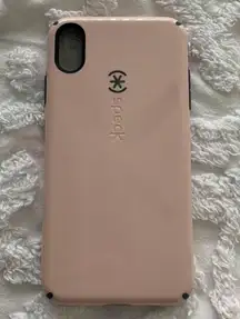 iPhone XS Max Quartz Baby Pink Slate Gray Candyshell Case