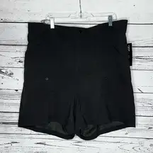 Maxine of Hollywood NWT Size 20W Black 5.5” Inseam Swim Shorts w/ Panty