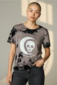 Gypsy Warrior Tie-Dye T-Shirt - Black and Gray