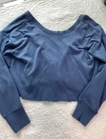 Offline Open Back Cropped Sweatshirt Size Small