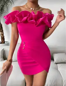 Mesh Top and Bodycon Skirt 2 Piece Set