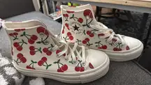 Cherry Converse Platform