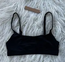 Skims Fits Everybody Scoop Neck Bralette Onyx Size XS