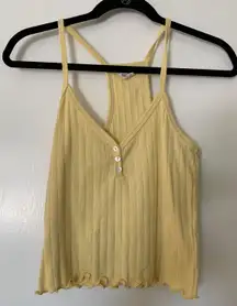 Cropped Yellow Tank