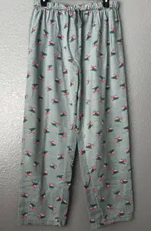Gray Christmas Lights Pajama Pants Size L (12–14)