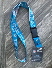 NFL Miami Dolphins lanyard NWT