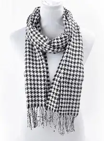 Black White Houndstooth Skinny Scarf New University of Alabama
