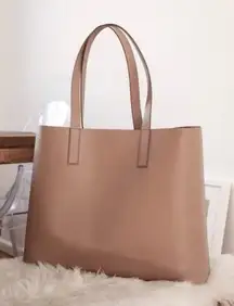 Everlane Day Market Leather Tote, Light Taupe, VGUC, Made in Italy