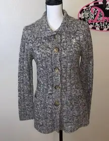 By Design acrylic long sleeve button Down cardigan sweater