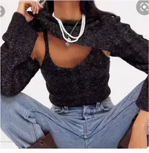 Free People Mercury Cable Two-Piece Sweater Set