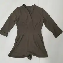 NWOT! TopShop Olive Khaki Elegant Romper