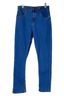 Pretty Little Thing Jeans High Rise Skinny Ankle   Medium Blue Women’s Size 12