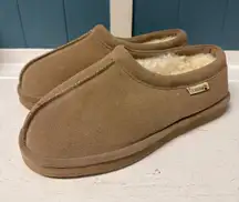 Bearpaw Women's Suede Sheepskin Lined Clog Slippers - Comfortable Warmth 10