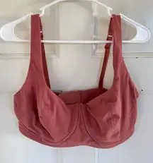 Aerie Super Chill blush pink wireless bra size xl
