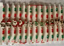 Festive Christmas Charm Bracelets-12- tie back